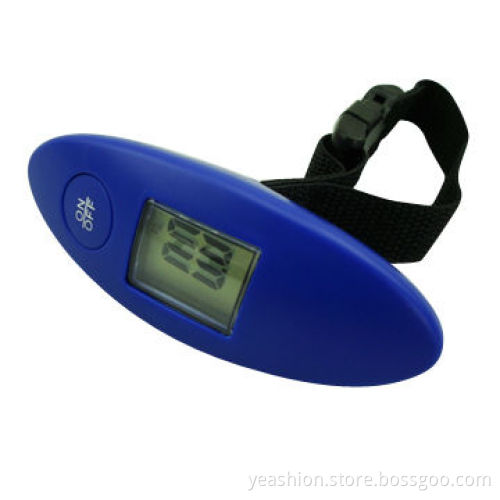 Digital electronic travel scale with tape in blue color, small size, best price, three color options